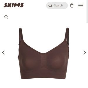 Skims Sculpting Bralette S/M Coca color